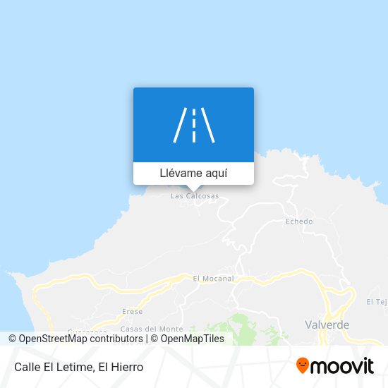 Mapa Calle El Letime