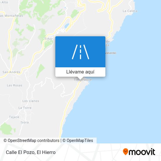 Mapa Calle El Pozo