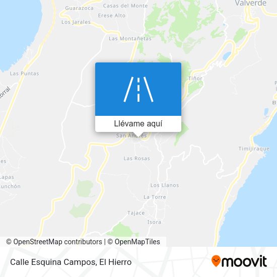 Mapa Calle Esquina Campos