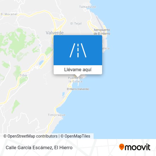 Mapa Calle García Escámez