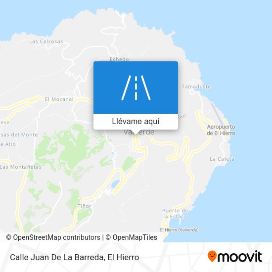 Mapa Calle Juan De La Barreda