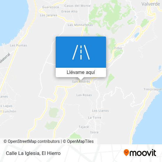 Mapa Calle La Iglesia