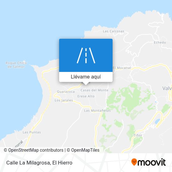 Mapa Calle La Milagrosa