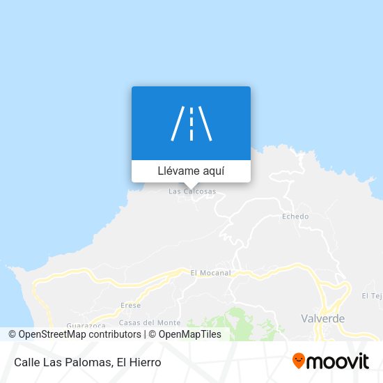 Mapa Calle Las Palomas
