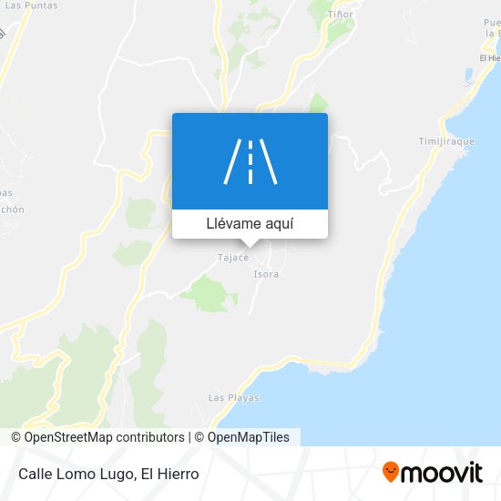 Mapa Calle Lomo Lugo