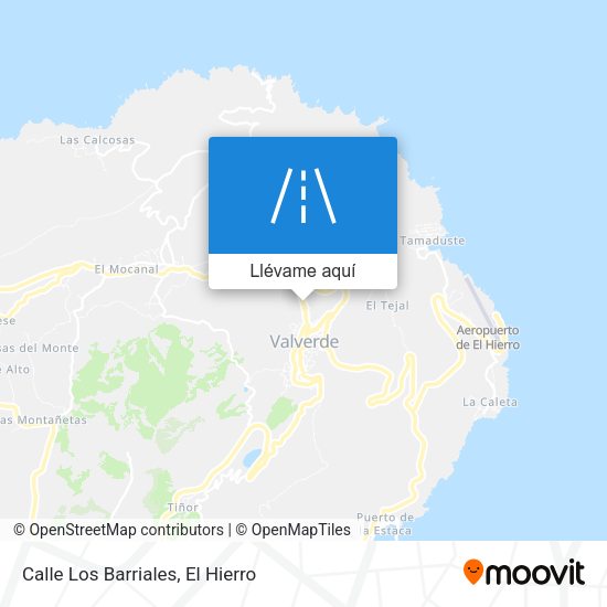 Mapa Calle Los Barriales