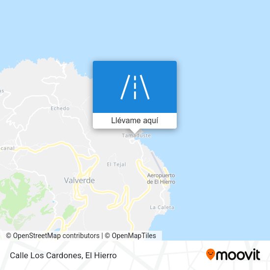 Mapa Calle Los Cardones