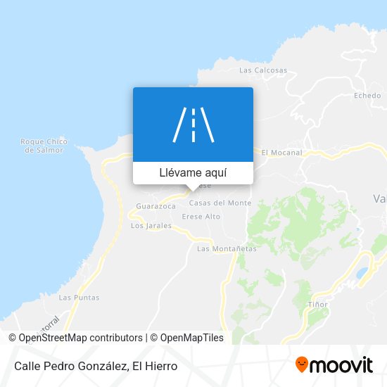 Mapa Calle Pedro González