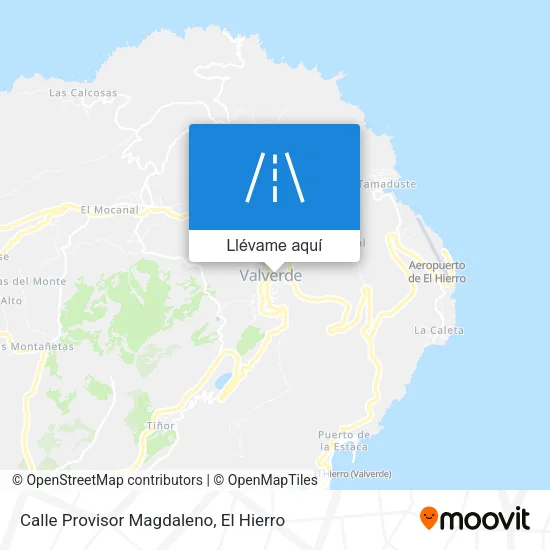 Mapa Calle Provisor Magdaleno