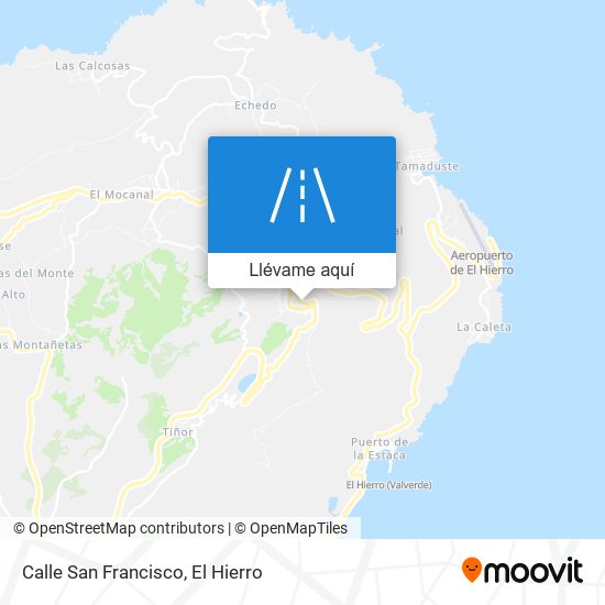 Mapa Calle San Francisco