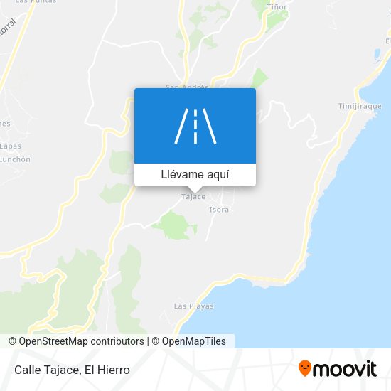 Mapa Calle Tajace
