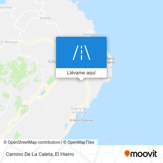 Mapa Camino De La Caleta