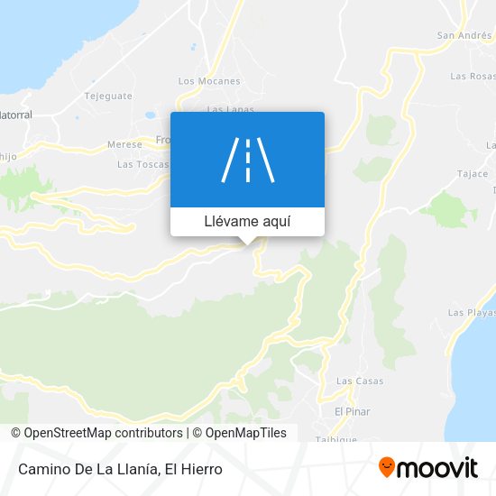 Mapa Camino De La Llanía