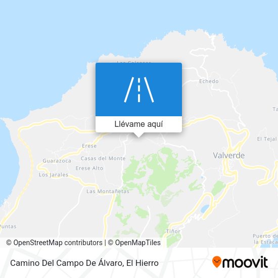 Mapa Camino Del Campo De Álvaro