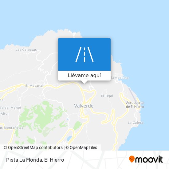 Mapa Pista La Florida