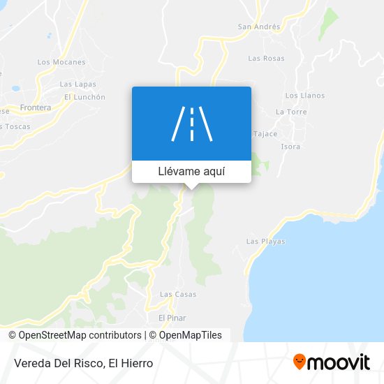 Mapa Vereda Del Risco