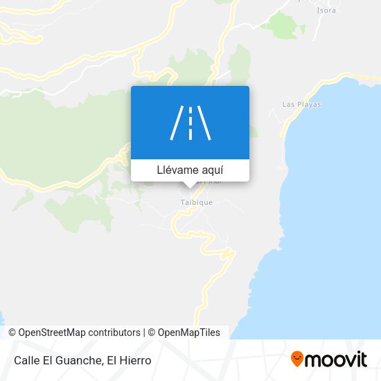 Mapa Calle El Guanche