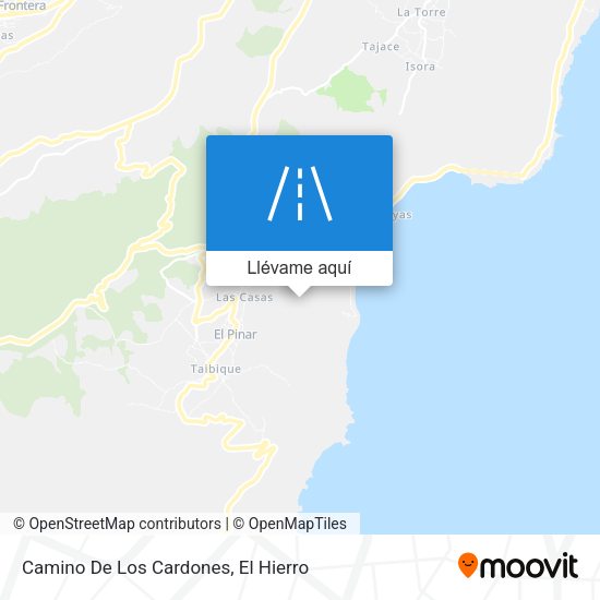 Mapa Camino De Los Cardones