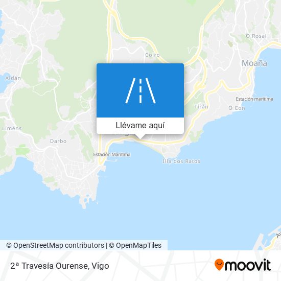 Mapa 2ª Travesía Ourense