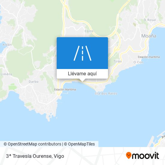 Mapa 3ª Travesía Ourense