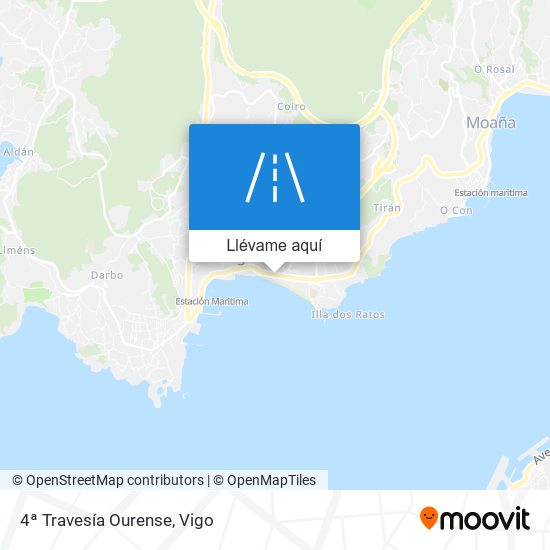 Mapa 4ª Travesía Ourense