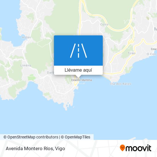 Mapa Avenida Montero Ríos