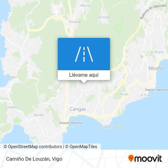 Mapa Camiño De Louzán