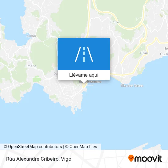 Mapa Rúa Alexandre Cribeiro