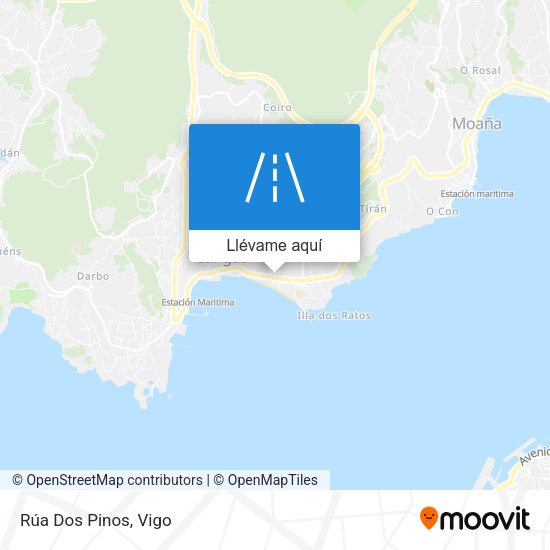 Mapa Rúa Dos Pinos