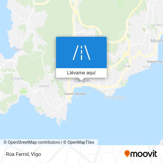 Mapa Rúa Ferrol