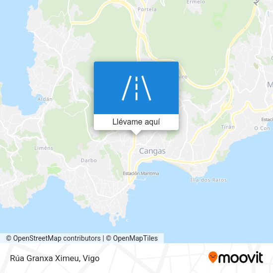 Mapa Rúa Granxa Ximeu