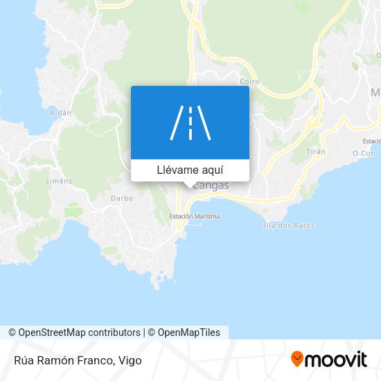 Mapa Rúa Ramón Franco