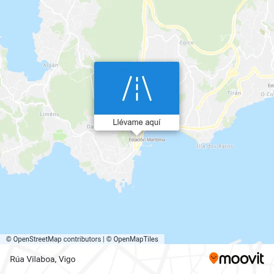 Mapa Rúa Vilaboa