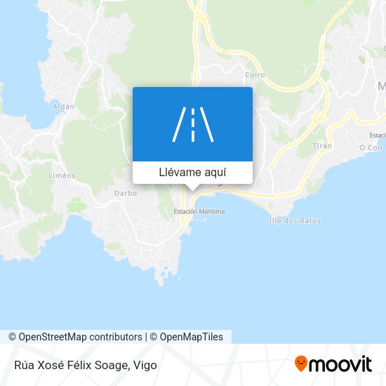 Mapa Rúa Xosé Félix Soage