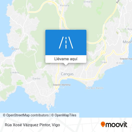 Mapa Rúa Xosé Vázquez Pintor