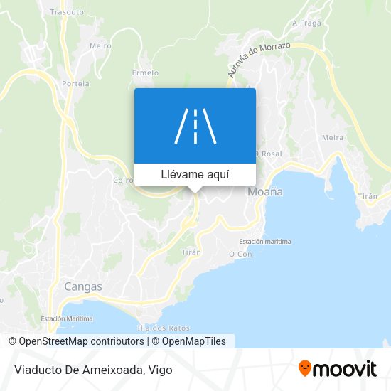 Mapa Viaducto De Ameixoada