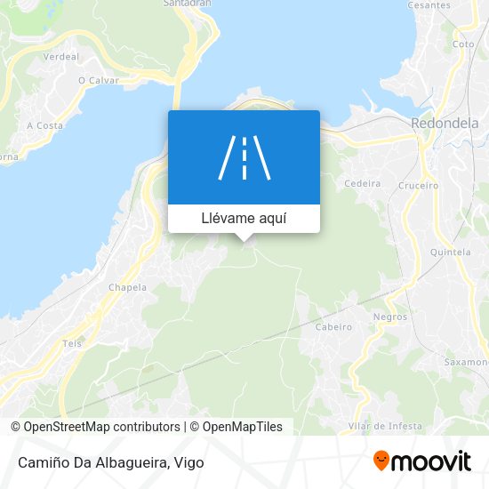 Mapa Camiño Da Albagueira