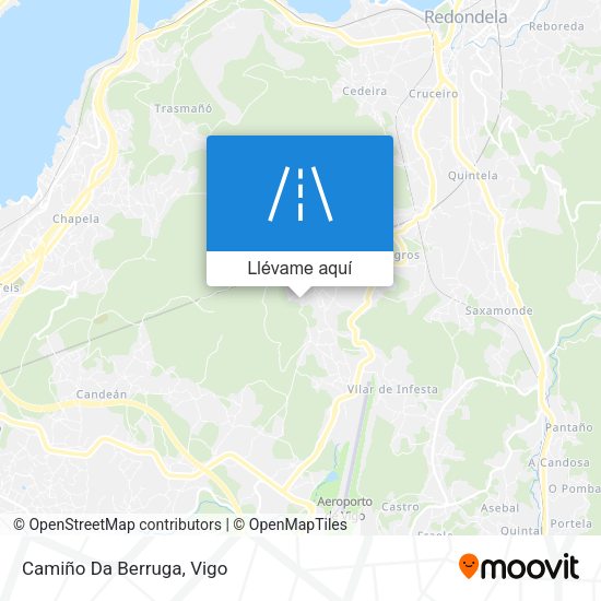 Mapa Camiño Da Berruga