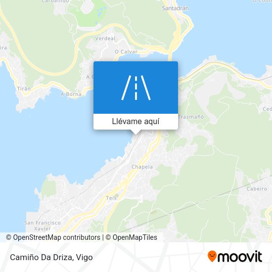 Mapa Camiño Da Driza