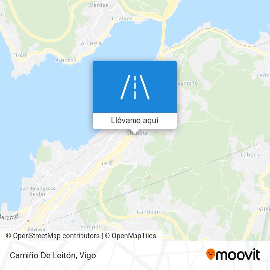 Mapa Camiño De Leitón