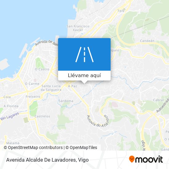Mapa Avenida Alcalde De Lavadores