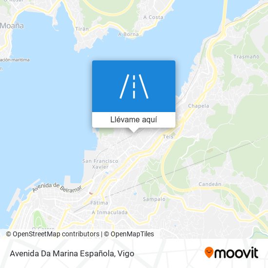 Mapa Avenida Da Marina Española