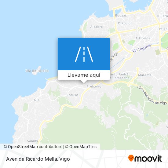 Mapa Avenida Ricardo Mella