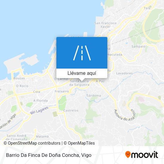 Mapa Barrio Da Finca De Doña Concha
