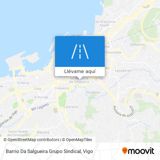 Mapa Barrio Da Salgueira Grupo Sindical