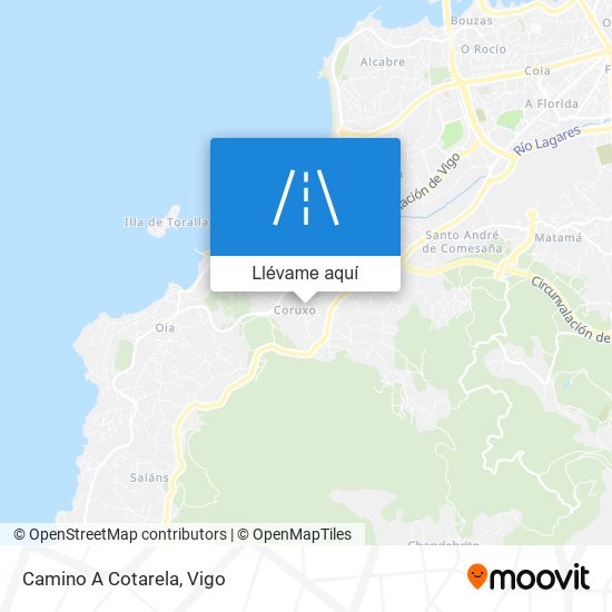 Mapa Camino A Cotarela