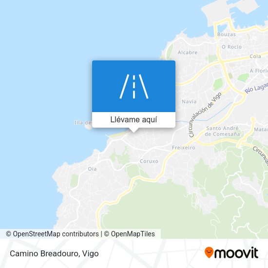 Mapa Camino Breadouro