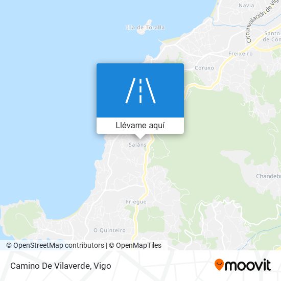 Mapa Camino De Vilaverde