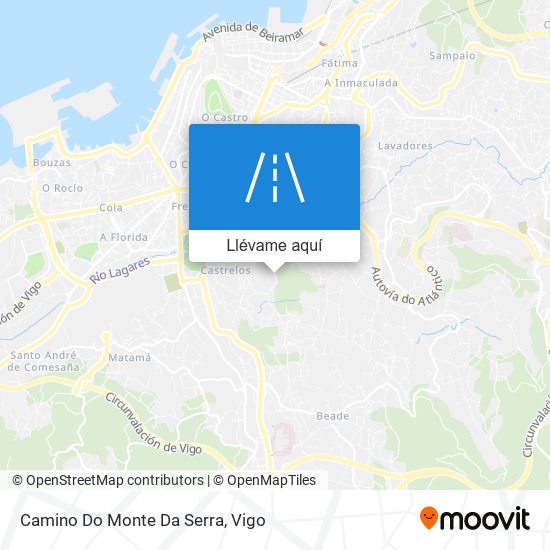 Mapa Camino Do Monte Da Serra