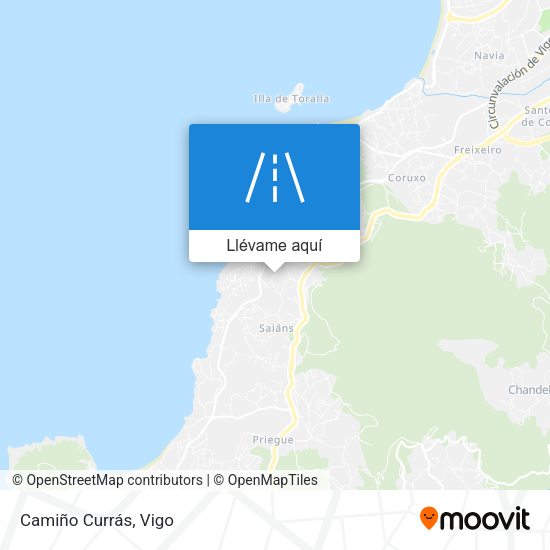 Mapa Camiño Currás